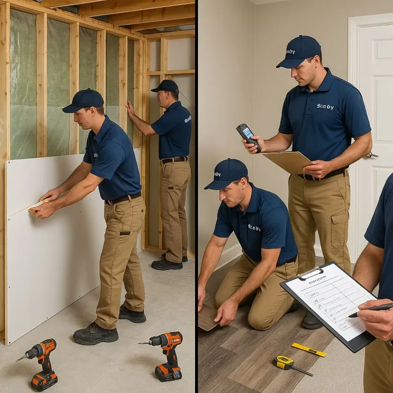 Repairs and Reconstruction process in Derry, PA