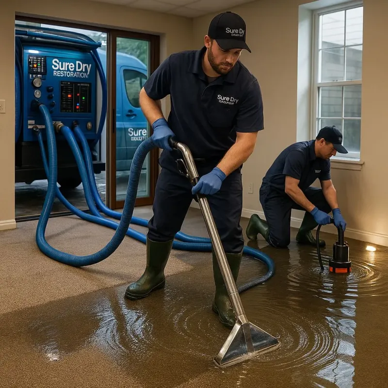 Water Extraction and Removal process in Derry, PA